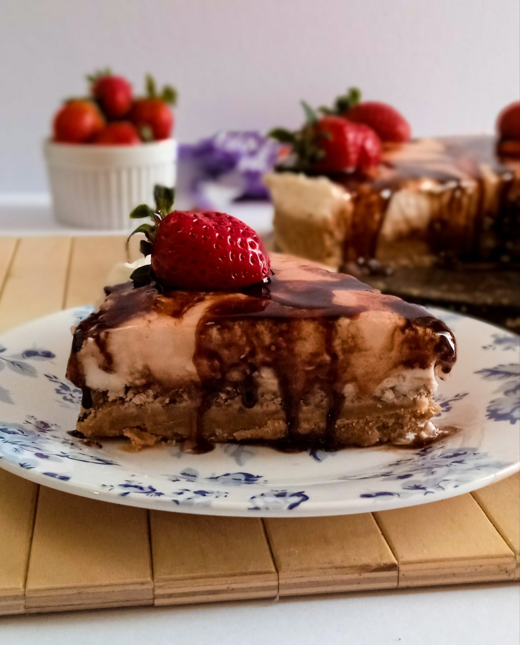 Cheesecake lila pause