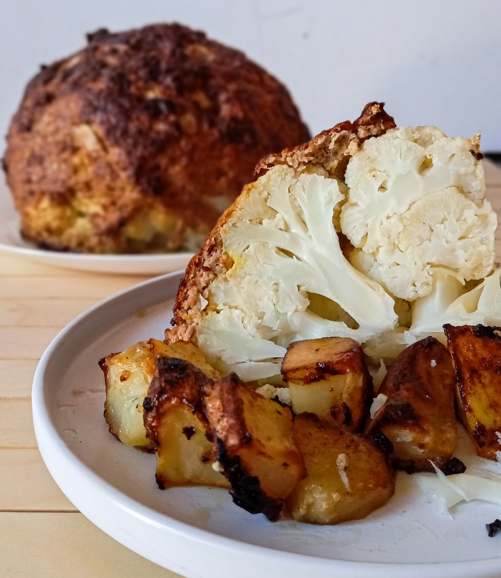 Κουνουπίδι στον φούρνο καλυμμένο με&nbsp;κιμά