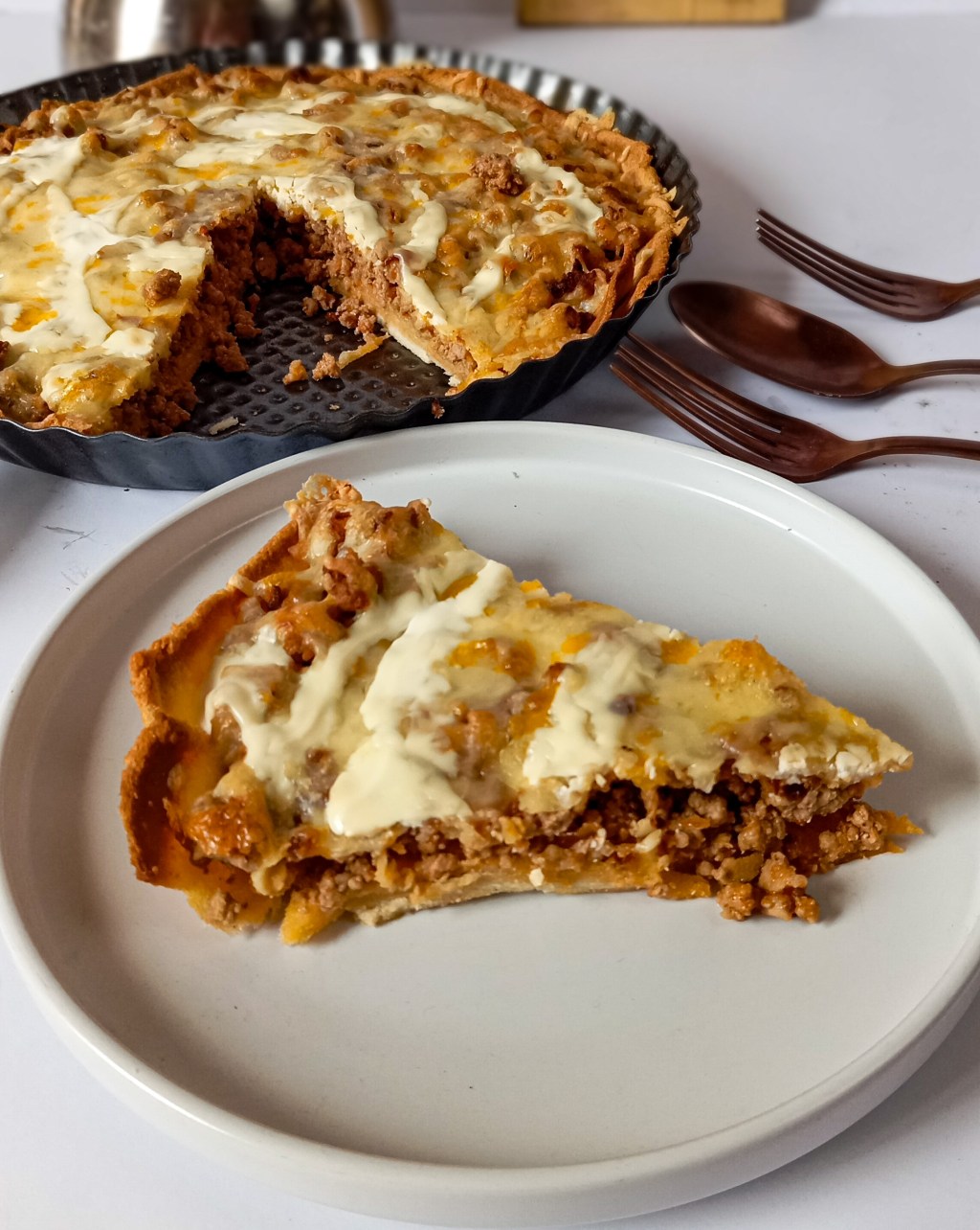 Τάρτα Cheeseburger