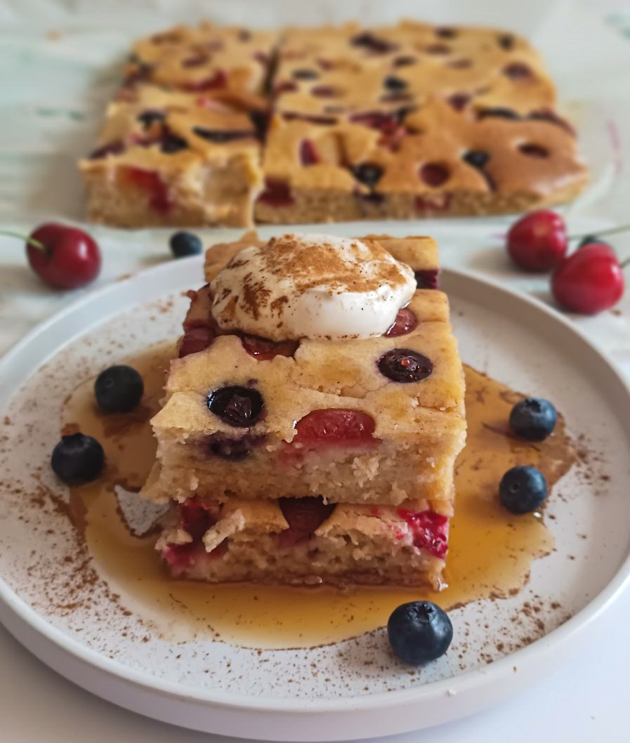 Πρωτεϊνικά pancake φούρνου