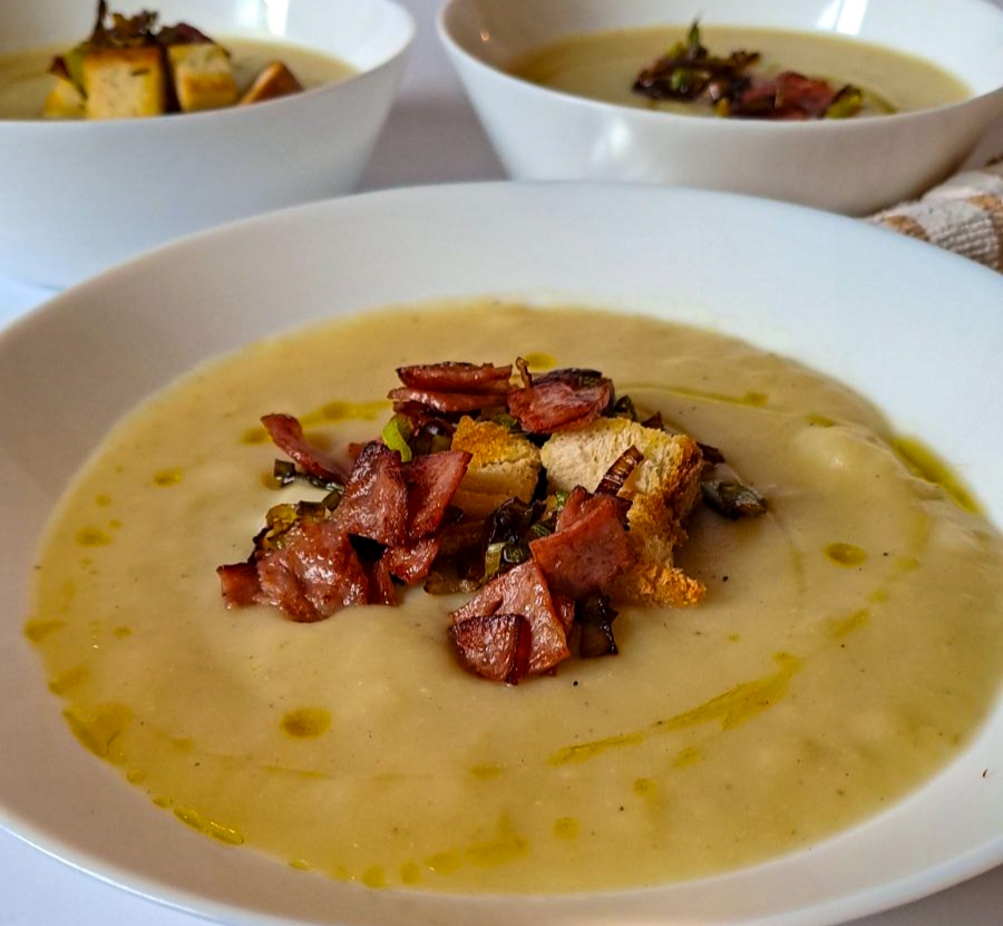 Βελουτέ πατάτα –&nbsp;πράσο